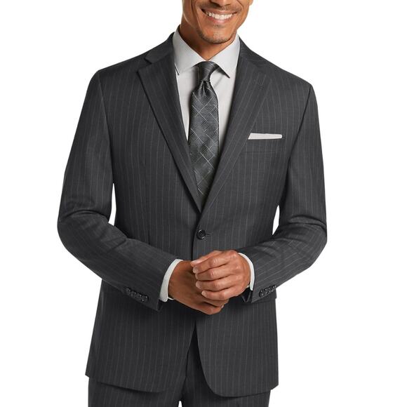 NWT Ralph Lauren Charcoal Pinstripe Blazer